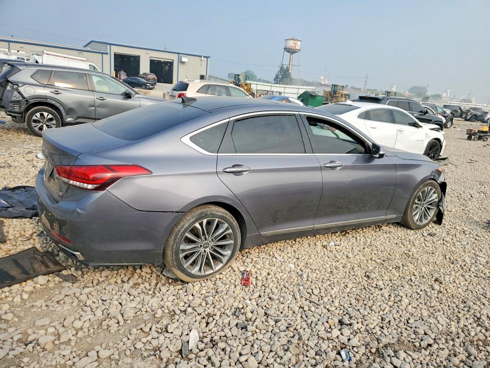 2015 Hyundai Genesis VIN KMHGN4JE2FU102995 COPART salvage auction — ALL OVER, IL - SALVAGE CERTIFICATE, sold $2,300 on 2026-07-29 (photo 3)