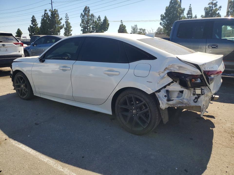 2025 Honda Civic VIN 2HGFE2F59SH594694 COPART salvage auction — FRONT END, Ca - Salvage Certificate, sold $5,700 on 2026-08-19 (photo 2)