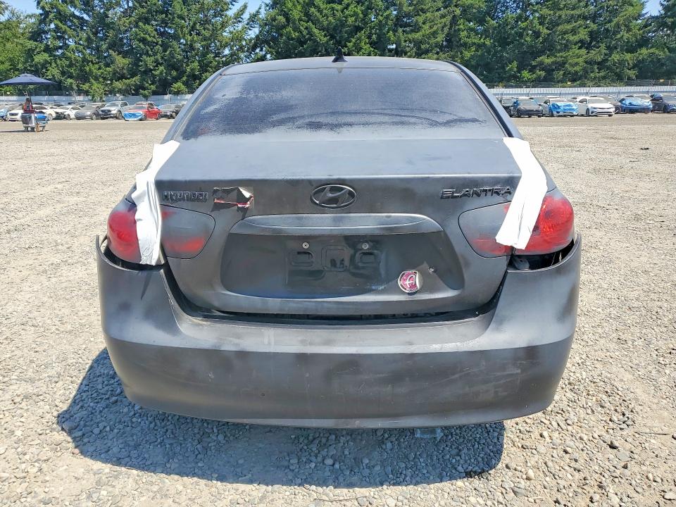 2010 Hyundai Elantra VIN KMHDU4AD0AU888995 COPART salvage auction — REAR END, WA - BILL OF SALE, sold $275 on 2026-07-31 (photo 6)