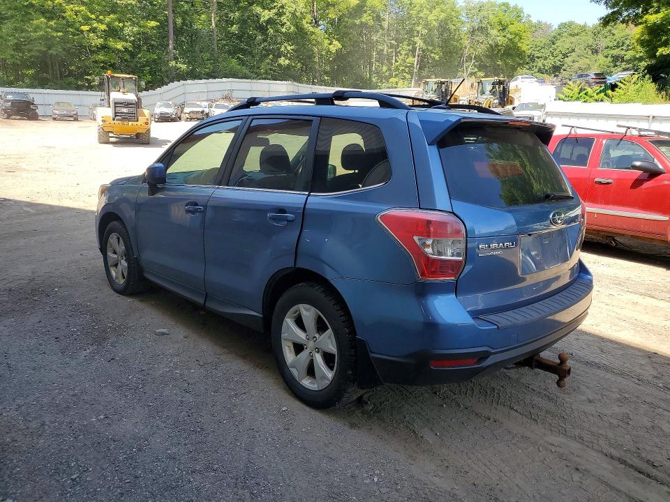 2015 Subaru Forester VIN JF2SJAKCXFH428902 COPART salvage auction — MECHANICAL, Vt - Certificate Of Title, sold $225 on 2026-07-27 (photo 2)
