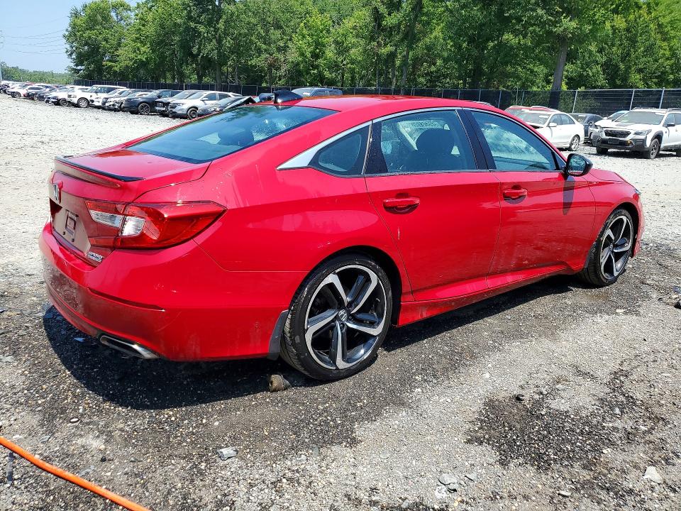 2021 Honda Accord VIN 1HGCV1F42MA121726 COPART salvage auction — MECHANICAL, FL - CERTIFICATE OF TITLE, sold $6,600 on 2026-07-20 (photo 3)