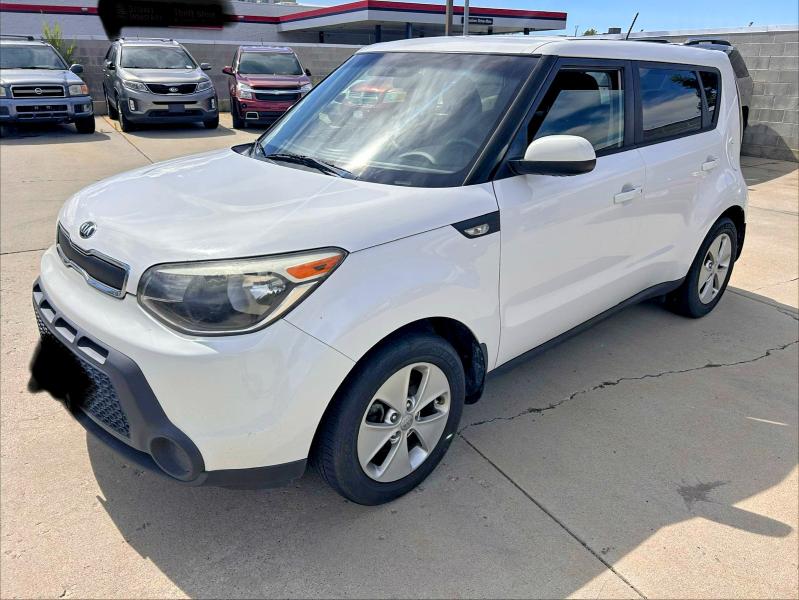 2014 Kia Soul VIN KNDJN2A24E7090589 COPART salvage auction — NORMAL WEAR, Ut - Certificate Of Title (P), sold $625 on 2026-07-10 (photo 2)