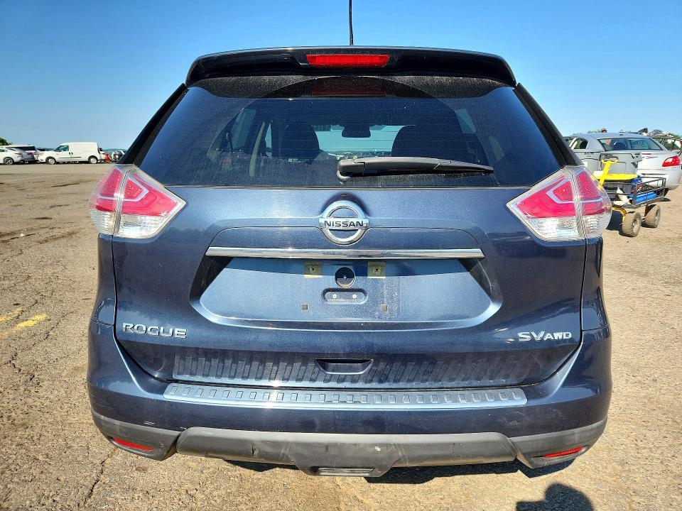 2015 Nissan Rogue VIN KNMAT2MV7FP535257 COPART salvage auction — MINOR DENT/SCRATCHES, PA - CERT OF TITLE, sold $175 on 2026-07-24 (photo 6)