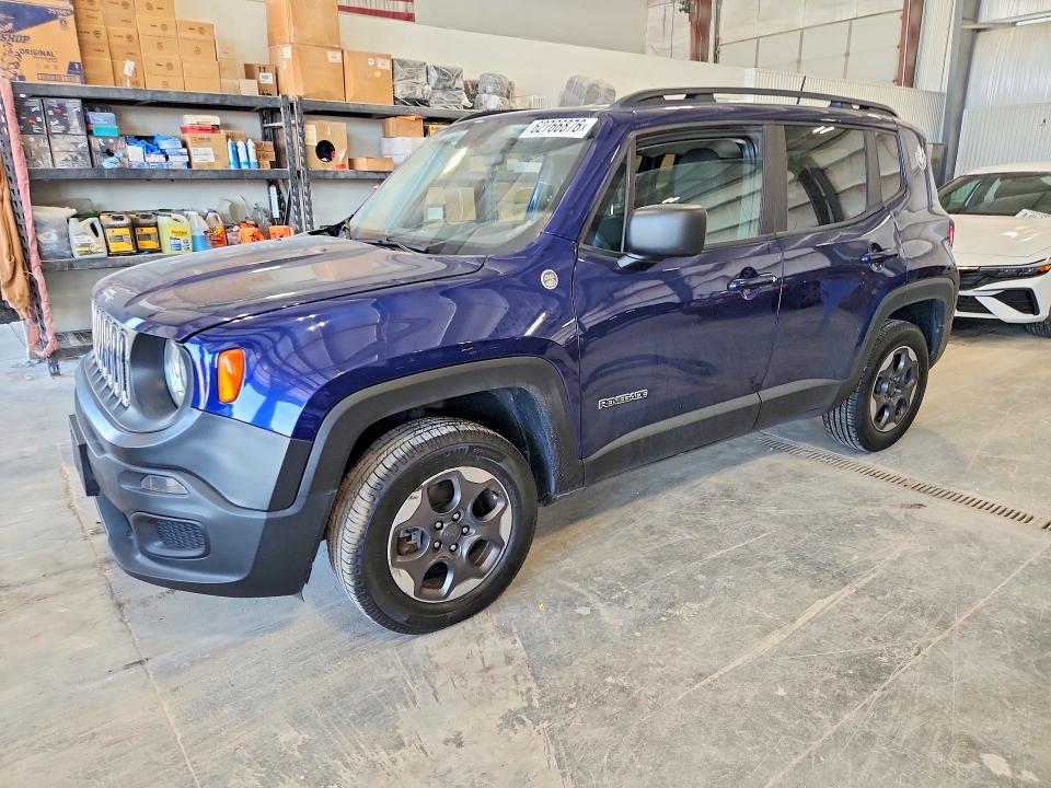 2017 Jeep Renegade VIN ZACCJBAB5HPG56478 COPART salvage auction — HAIL, Salvage Title, sold $3,000 on 2026-08-18 (photo 1)