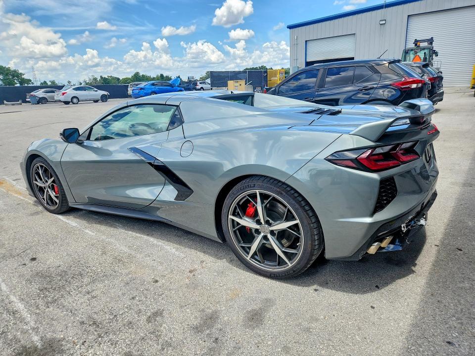 2022 Chevrolet Corvette stingray VIN 1G1YB3D44N5108359 COPART salvage auction — REAR END, FL - CERT OF TITLE SLVG REBUILDABLE (P), sold $43,500 on 2026-07-09 (photo 2)