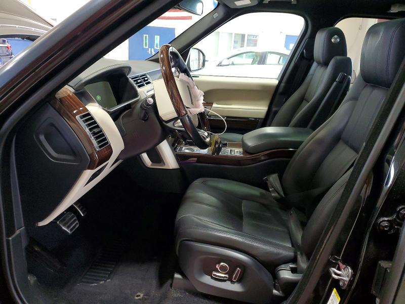 2016 Land rover RANGE ROVER VIN SALGS2EF0GA294157 COPART salvage auction — FRONT END, Ny - Mv-907A Salvage Certificate, sold $4,600 on 2026-07-13 (photo 7)