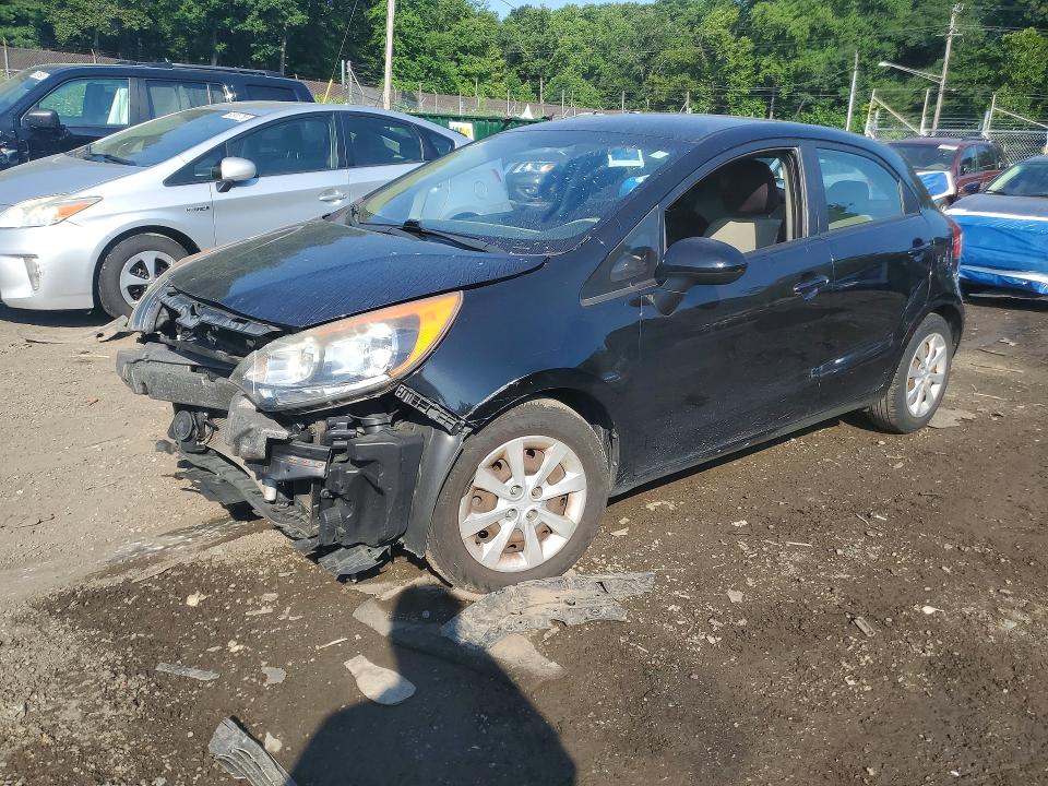 2013 Kia Rio VIN KNADM5A31D6288686 COPART salvage auction — FRONT END, Md - Cert Of Salvage > 75% Damage, sold $125 on 2026-07-30 (photo 1)