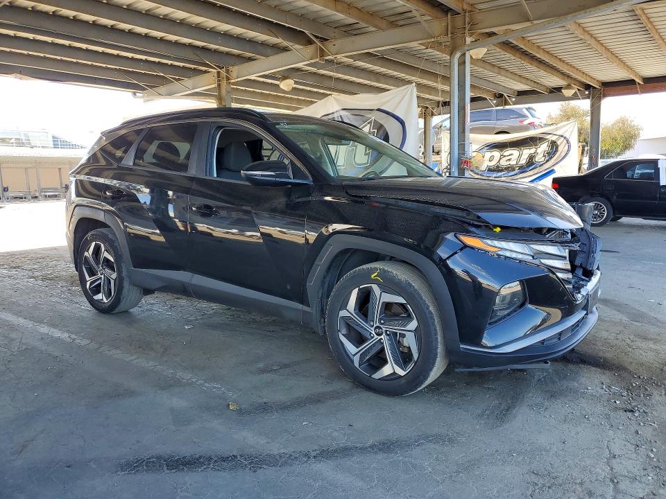 2022 Hyundai Tucson VIN 5NMJFCAE8NH074899 COPART salvage auction — FRONT END, Ca - Salvage Certificate, sold $5,400 on 2026-07-09 (photo 4)