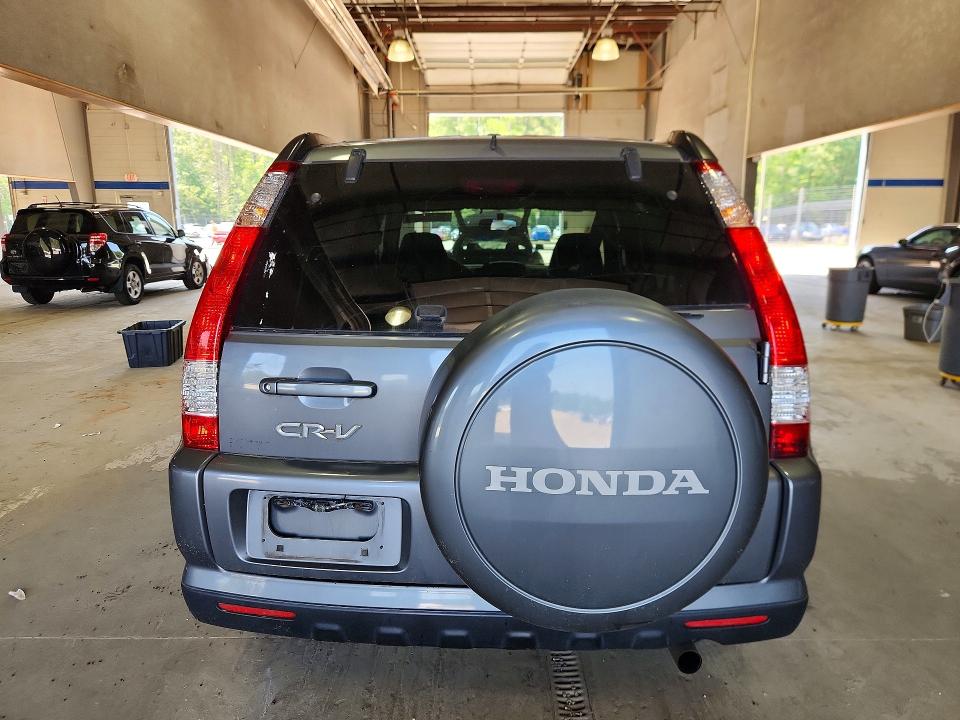 2006 Honda Cr-v VIN SHSRD789X6U401355 COPART salvage auction — MINOR DENT/SCRATCHES, Va - Certificate Of Title, sold $225 on 2026-07-08 (photo 6)