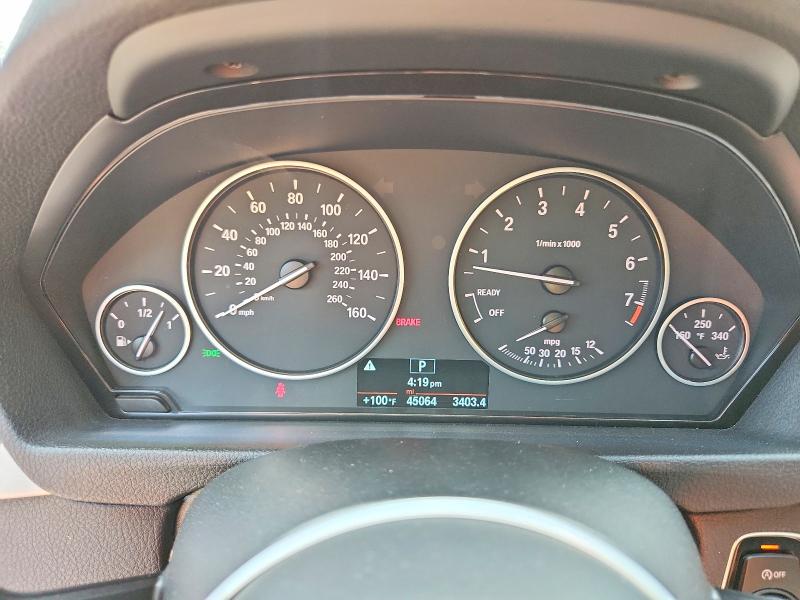 2016 BMW 3er VIN WBA8E1G5XGNU11573 COPART salvage auction — SIDE, GA - CERT OF TITLE-SALVAGE, sold $3,350 on 2026-08-04 (photo 9)