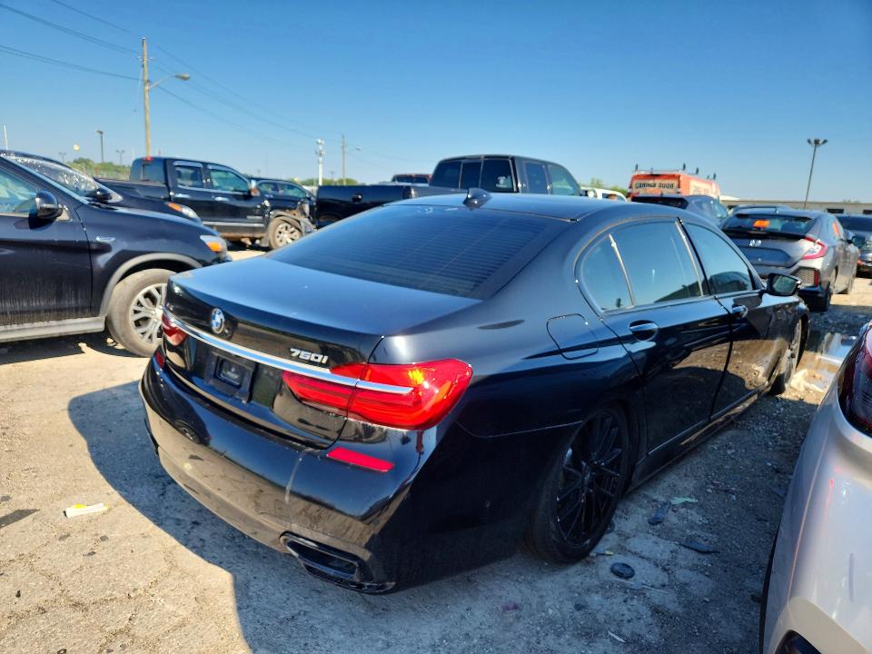 2018 BMW 7er VIN WBA7F2C50JG424686 COPART salvage auction — MINOR DENT/SCRATCHES, Wv - Certificate Of Title (P), sold $9,000 on 2026-07-24 (photo 3)