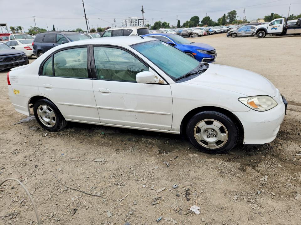2004 Honda Civic hybrid VIN JHMES96684S006458 COPART salvage auction — MECHANICAL, CA - DIS/DLR/EXP ONLY CLEAN TITLE, sold $200 on 2026-07-09 (photo 4)