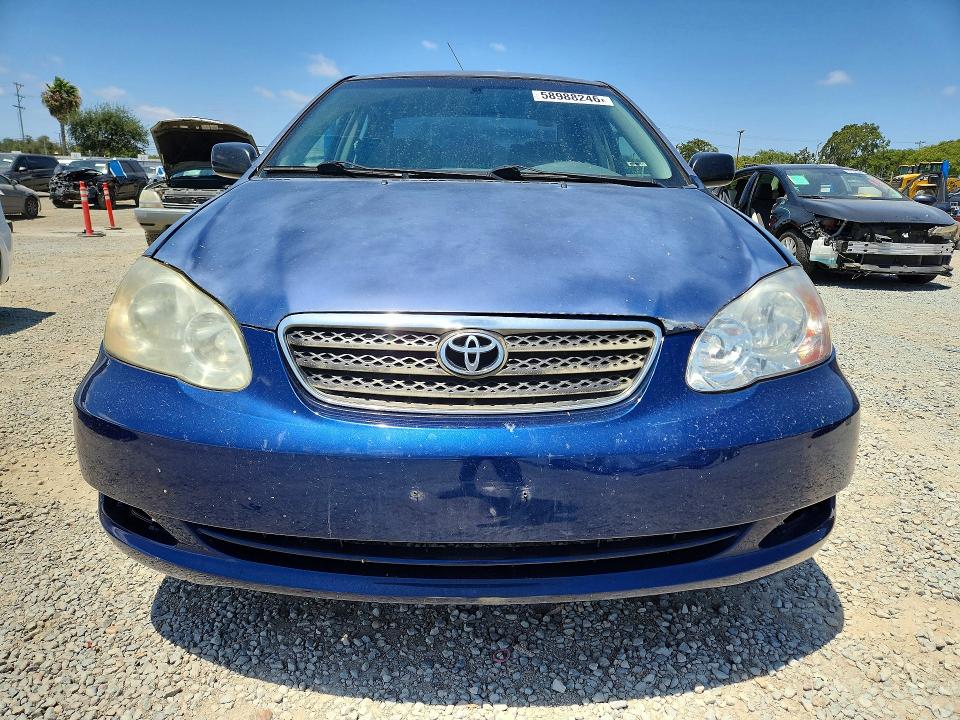 2005 Toyota Corolla VIN JTDBR32E752064363 COPART salvage auction — REAR END, Ca - Salvage Certificate, sold $675 on 2026-07-31 (photo 5)