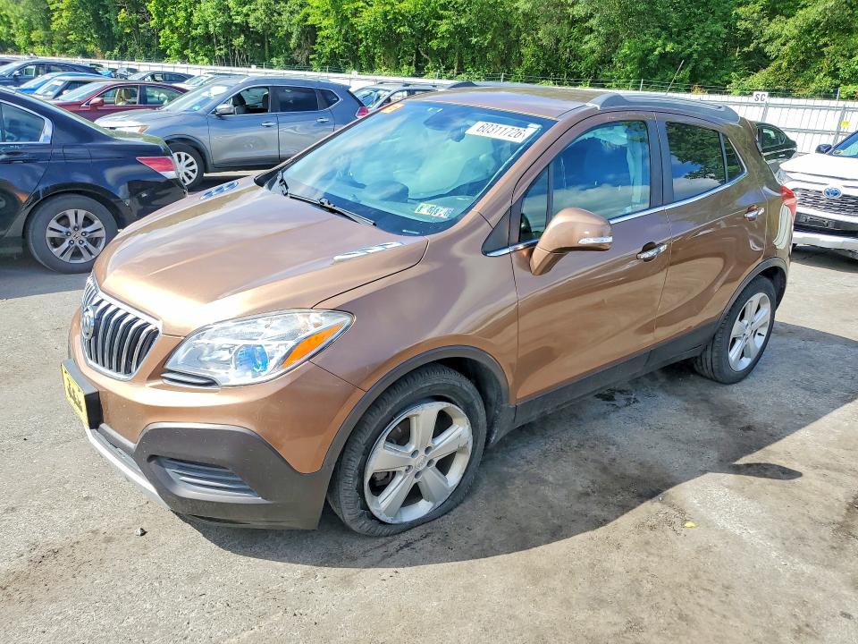 2016 Buick Encore VIN KL4CJASB1GB715876 COPART salvage auction — FRONT END, PA - CERTIFICATE OF SALVAGE, sold $1,300 on 2026-07-28 (photo 1)