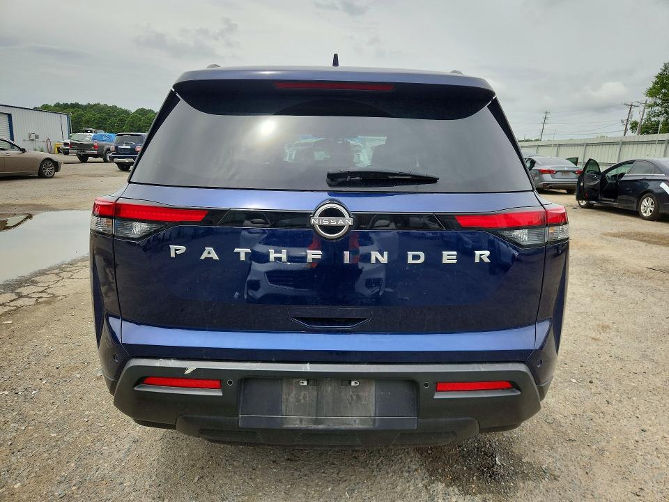 2025 Nissan Pathfinder VIN 5N1DR3BA6SC203552 COPART salvage auction — ROOF, LA - CERT OF TITLE-SALVAGE, sold $11,700 on 2026-08-20 (photo 6)
