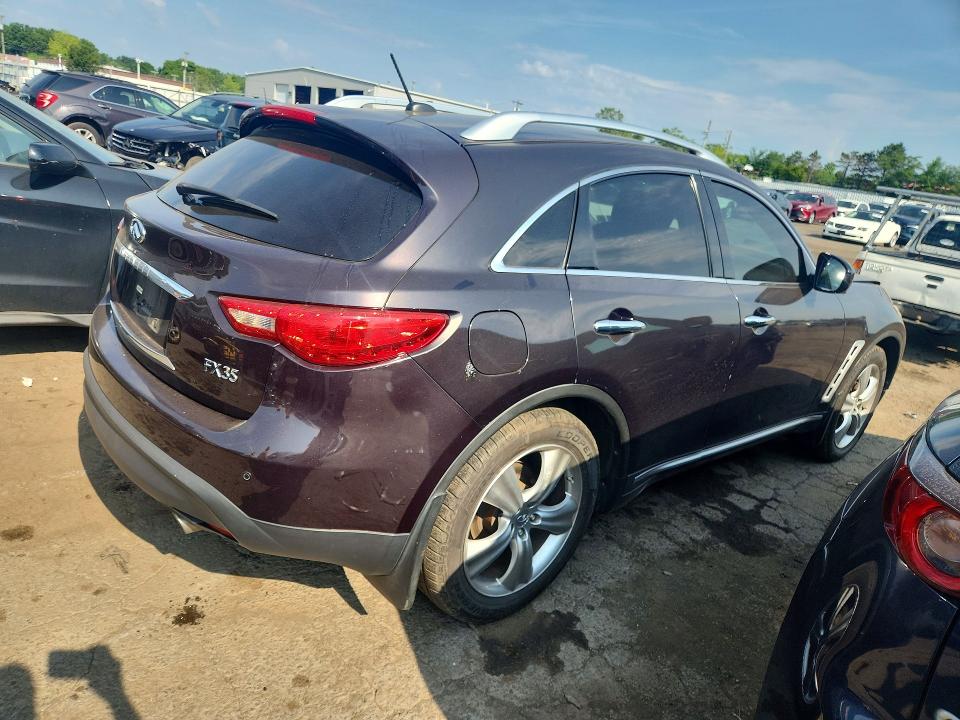 2009 Infiniti Fx35 VIN JNRAS18W99M156329 COPART salvage auction — FRONT END, NY - CERT OF TITLE-SALVAGE, sold $775 on 2026-07-17 (photo 3)