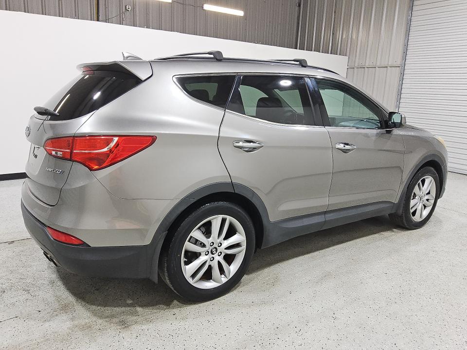 2014 Hyundai Santa fe VIN 5XYZU3LA4EG208126 COPART salvage auction — MECHANICAL, FL - CERTIFICATE OF TITLE, sold $725 on 2026-07-14 (photo 3)
