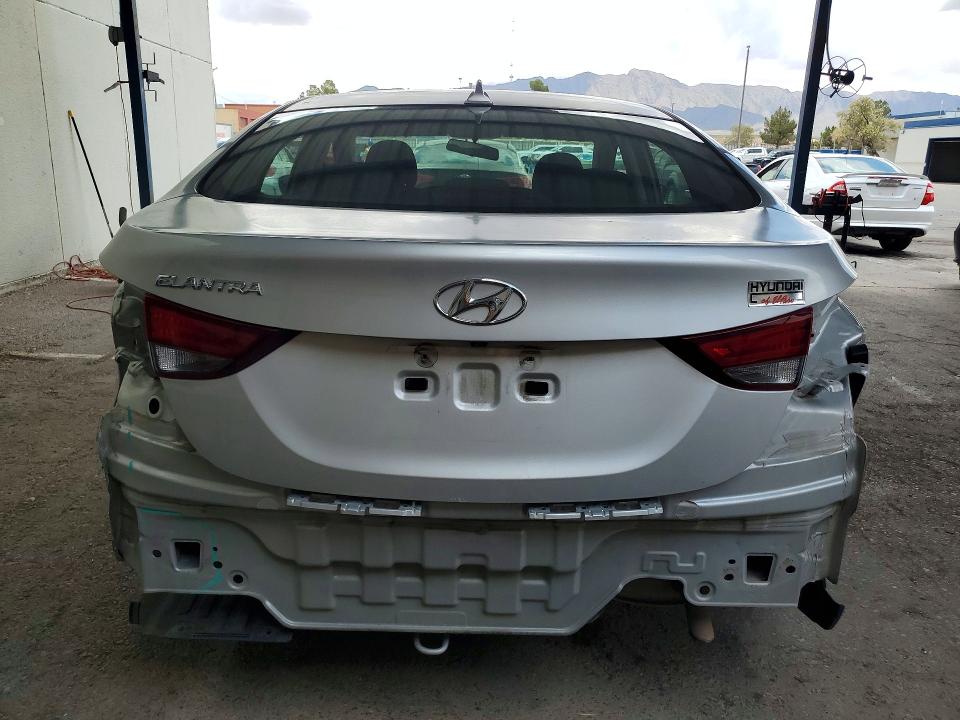 2016 Hyundai Elantra VIN 5NPDH4AE4GH753247 COPART salvage auction — REAR END, TX - SALVAGE VEHICLE TITLE (P), sold $850 on 2026-07-24 (photo 6)