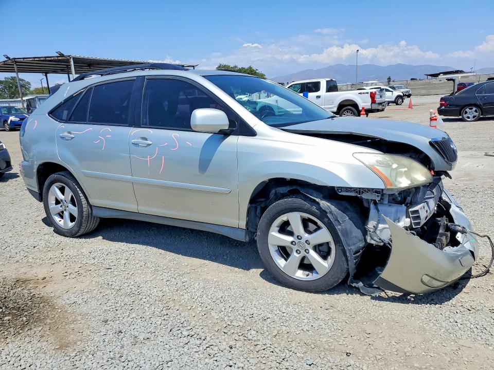 2006 Lexus Rx VIN JTJHA31U060105601 COPART salvage auction — FRONT END, Ca - Salvage Certificate, sold $125 on 2026-07-21 (photo 4)