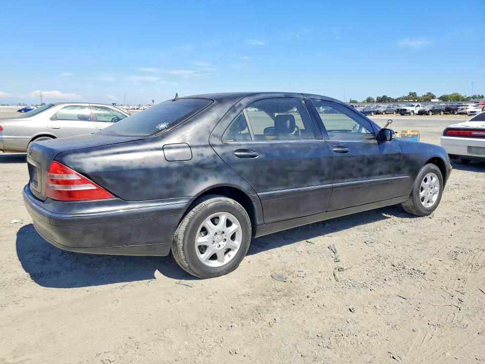 2002 Mercedes-benz S-klasse VIN WDBNG75J92A279732 COPART salvage auction — FRONT END, Ca - Salvage Certificate, sold $275 on 2026-07-21 (photo 3)