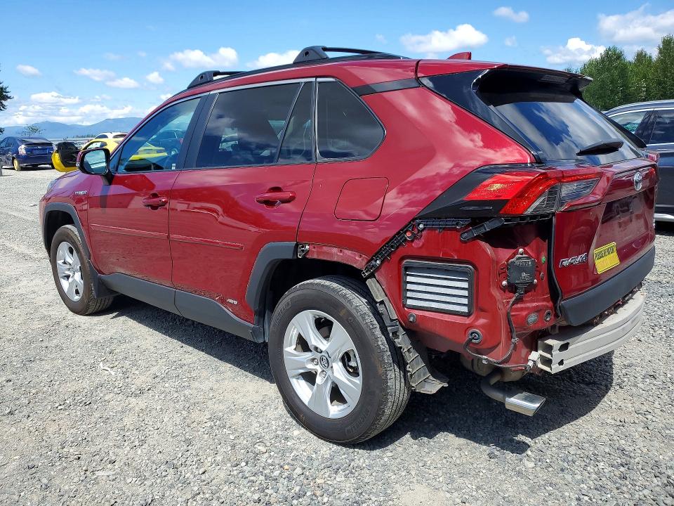 2020 Toyota Rav4 hybrid VIN 2T3RWRFV2LW079054 COPART salvage auction — REAR END, WA - BILL OF SALE, sold $14,200 on 2026-07-13 (photo 2)