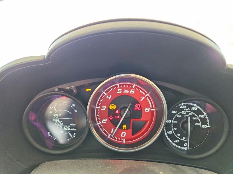 2017 Fiat 124 spider VIN JC1NFAEK8H0108461 COPART salvage auction — FRONT END, NE - CERT OF TITLE-SALVAGE, sold $5,900 on 2026-08-11 (photo 9)