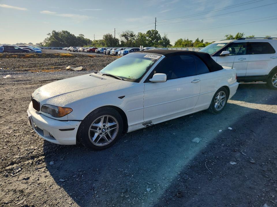 2004 BMW 3 series VIN WBABW33404PL30836 COPART salvage auction — FRONT END, FL - CERT OF TITLE SLVG REBUILDABLE, sold $525 on 2026-07-17 (photo 1)