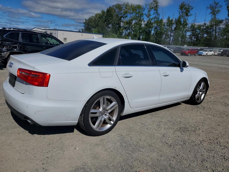 2014 Audi A6 VIN WAUGFAFC7EN025845 COPART salvage auction — FRONT END, WA - BILL OF SALE, sold $650 on 2026-07-27 (photo 3)