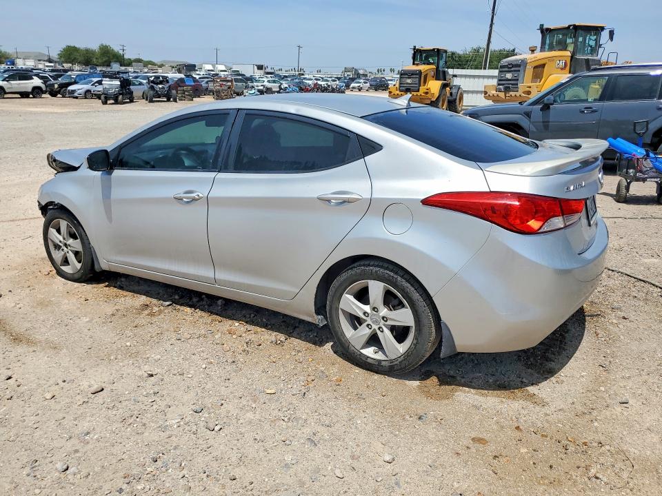 2013 Hyundai Elantra VIN KMHDH4AEXDU781292 COPART salvage auction — FRONT END, TX - CERTIFICATE OF TITLE, sold $450 on 2026-07-29 (photo 2)
