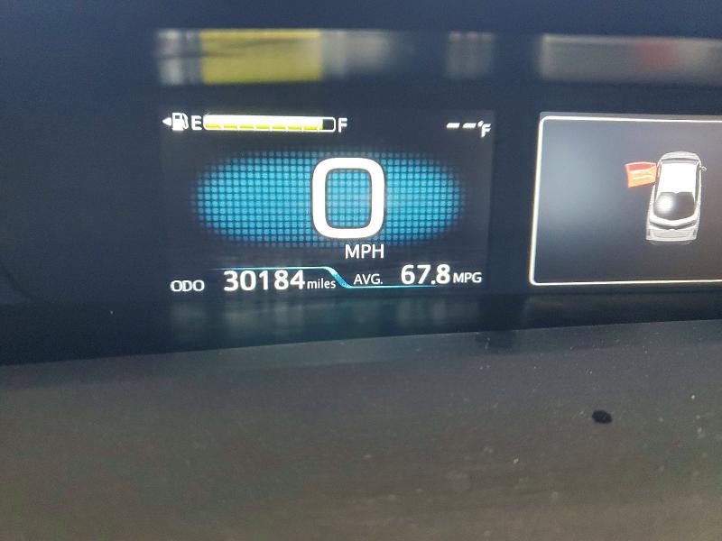 2022 Toyota Prius prime VIN JTDKAMFP1N3219427 COPART salvage auction — FRONT END, CA - SALVAGE CERTIFICATE, sold $3,600 on 2026-07-21 (photo 9)