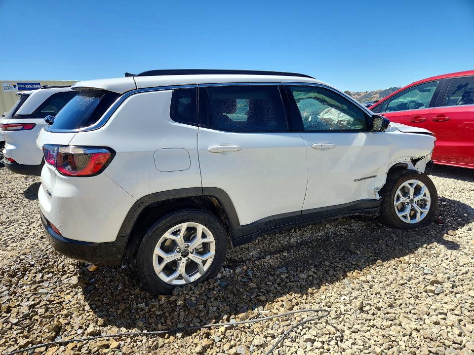 2025 Jeep Compass VIN 3C4NJDBN1ST547478 COPART salvage auction — FRONT END, Ca - Non-Repairable Vehicle Cert, sold $3,050 on 2026-07-29 (photo 3)