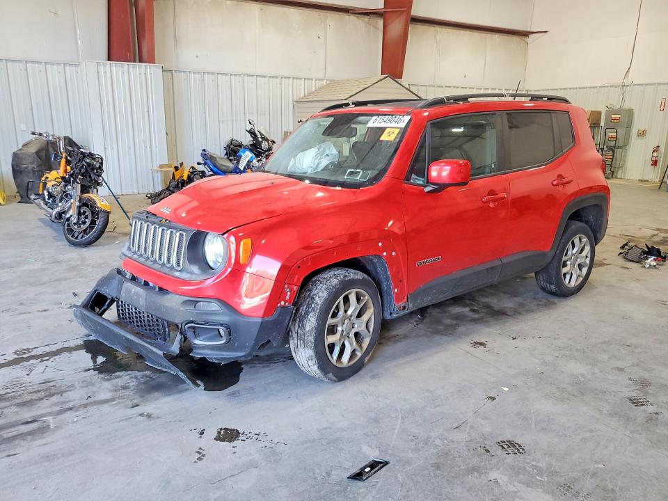 2017 Jeep Renegade VIN ZACCJBBB5HPF50739 COPART salvage auction — FRONT END, Ny - Mv-907A Salvage Certificate, sold $475 on 2026-08-17 (photo 1)