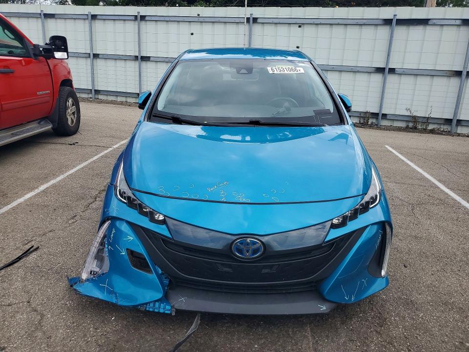 2020 Toyota Prius prime VIN JTDKARFP8L3138662 COPART salvage auction — FRONT END, Oh - Cert Of Title-Salvage, sold $625 on 2026-07-29 (photo 5)