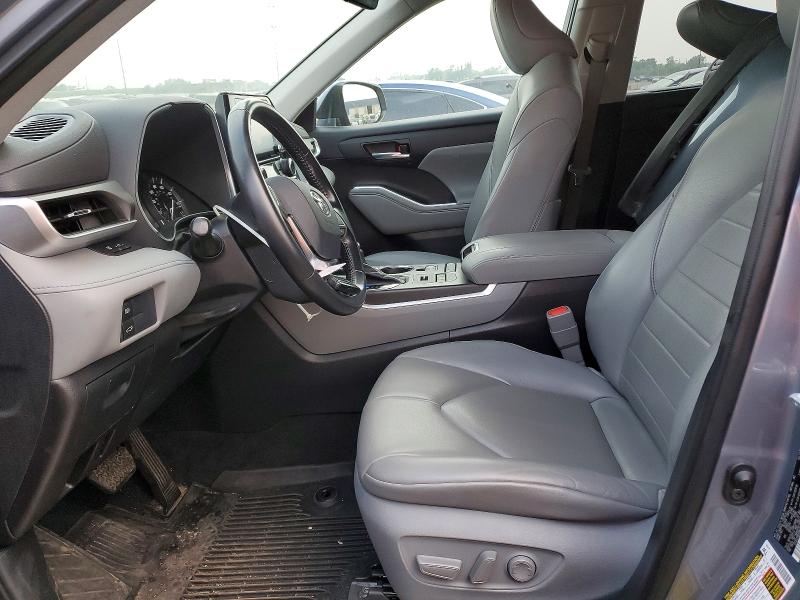 2021 Toyota Highlander VIN 5TDHZRBH4MS153631 COPART salvage auction — REAR END, Mi - Certificate Of Title, sold $8,600 on 2026-07-28 (photo 7)