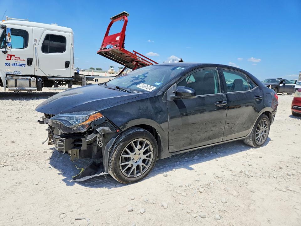 2019 Toyota Corolla VIN 5YFBURHE5KP935296 COPART salvage auction — REAR END, TX - SALVAGE VEHICLE TITLE (P), sold $70 on 2026-07-23 (photo 1)