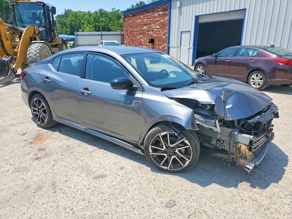 2025 Nissan Sentra VIN 3N1AB8DV0SY309059 COPART salvage auction — FRONT END, In - Cert Of Title-Salvage Title (P), sold $4,700 on 2026-07-06 (photo 4)