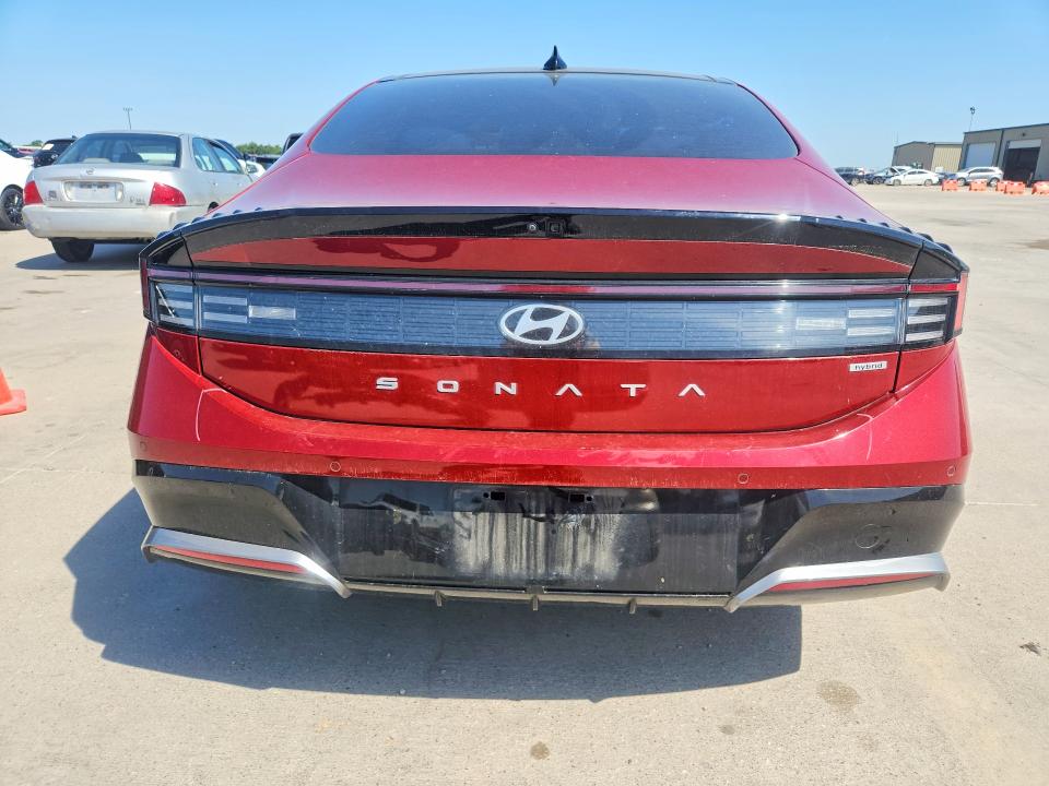 2024 Hyundai Sonata VIN KMHL54JJ9RA087445 COPART salvage auction — FRONT END, Tx - Salvage Vehicle Title, sold $6,700 on 2026-07-20 (photo 6)