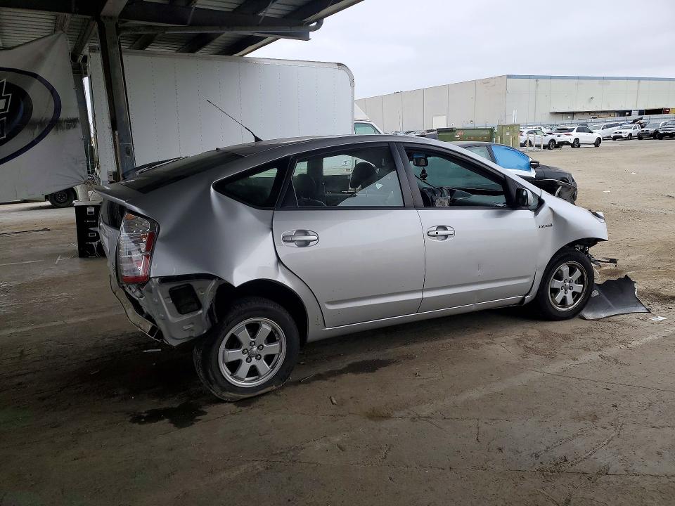 2007 Toyota Prius VIN JTDKB20U477083659 COPART salvage auction — FRONT END, Ca - Salvage Certificate, sold $200 on 2026-07-23 (photo 3)