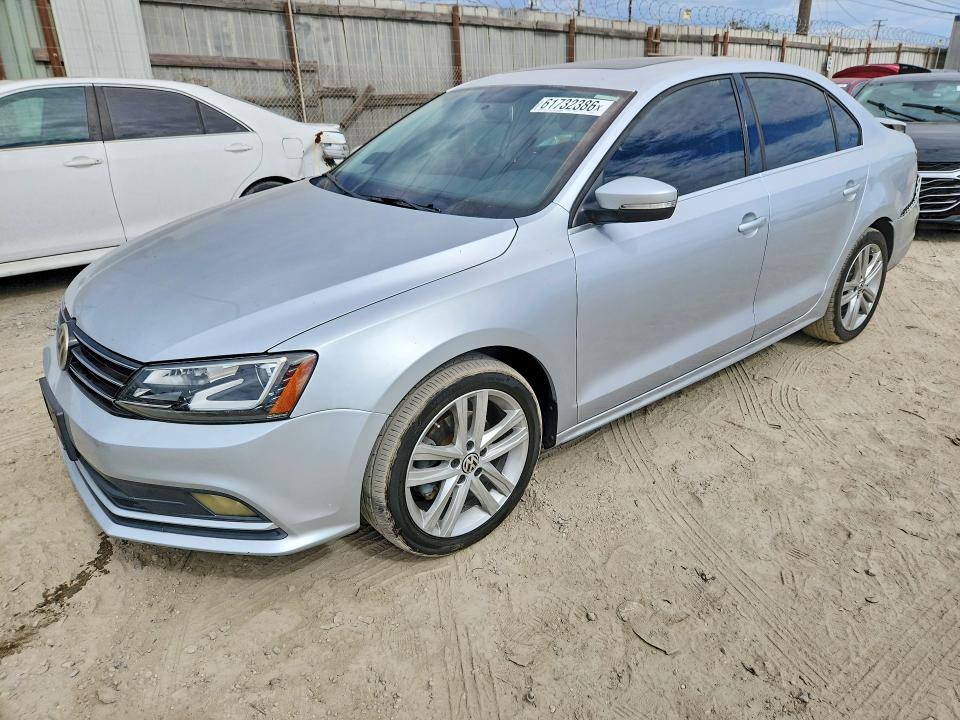 2015 Volkswagen Jetta VIN 3VWLA7AJ5FM201664 COPART salvage auction — REAR END, CA - SALVAGE CERTIFICATE, sold $1,550 on 2026-07-30 (photo 1)