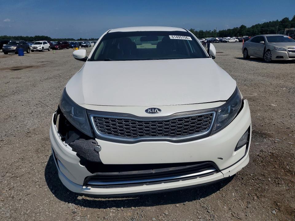 2015 Kia Optima hybrid VIN KNAGM4AD8F5077445 COPART salvage auction — FRONT END, NC - DEALER ONLY CLEAN TITLE, sold $250 on 2026-07-27 (photo 5)