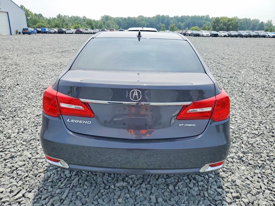 2014 Acura RLX VIN JH4KC1F7XEC006726 COPART salvage auction — HAIL, Oh - Cert Of Title-Salvage, sold $90 on 2026-07-30 (photo 6)