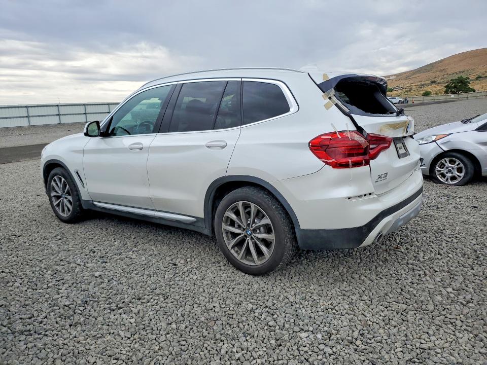 2019 BMW X3 VIN 5UXTR9C50KLE14784 COPART salvage auction — REAR END, CA - SALVAGE CERTIFICATE, sold $9,600 on 2026-07-30 (photo 2)