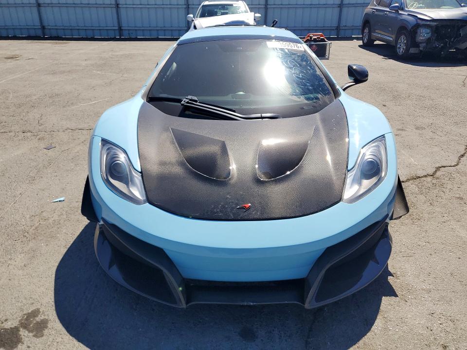 2013 Mclaren Mp4-12c VIN SBM11BAA4DW002588 COPART salvage auction — SIDE, Ca - Salvage Certificate, sold $41,750 on 2026-10-02 (photo 5)