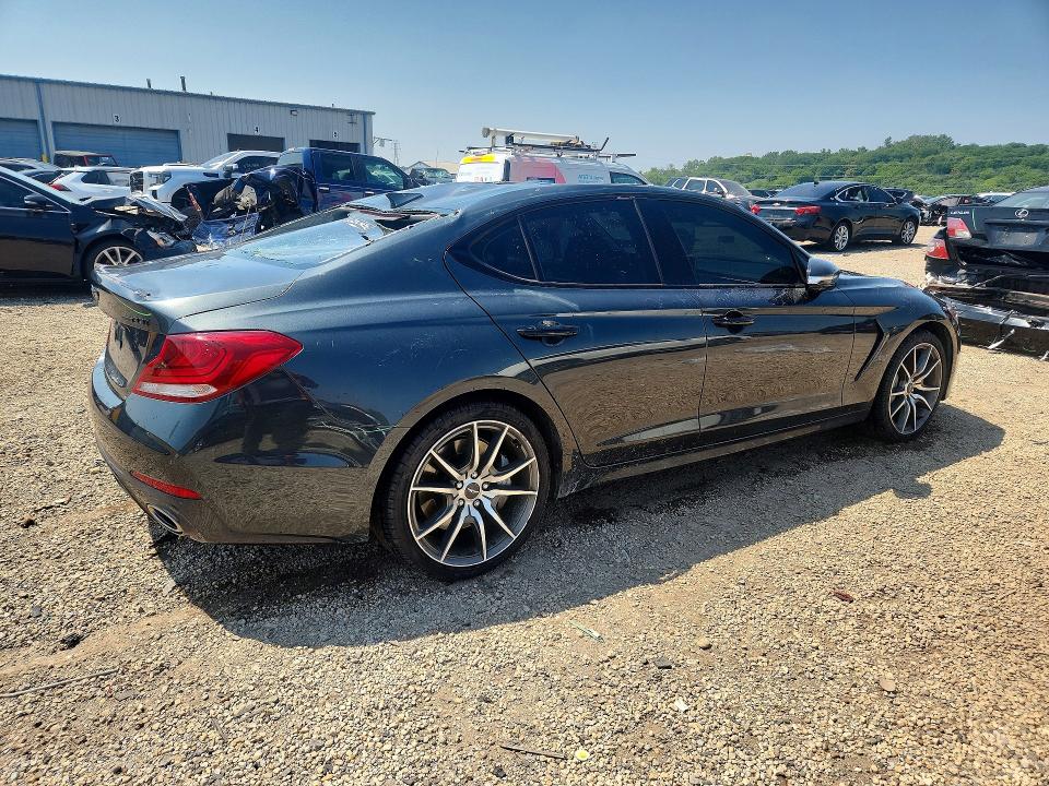 2020 Genesis G70 VIN KMTG34LE9LU056666 COPART salvage auction — ROOF, Il - Salvage Certificate, sold $5,700 on 2026-08-29 (photo 3)