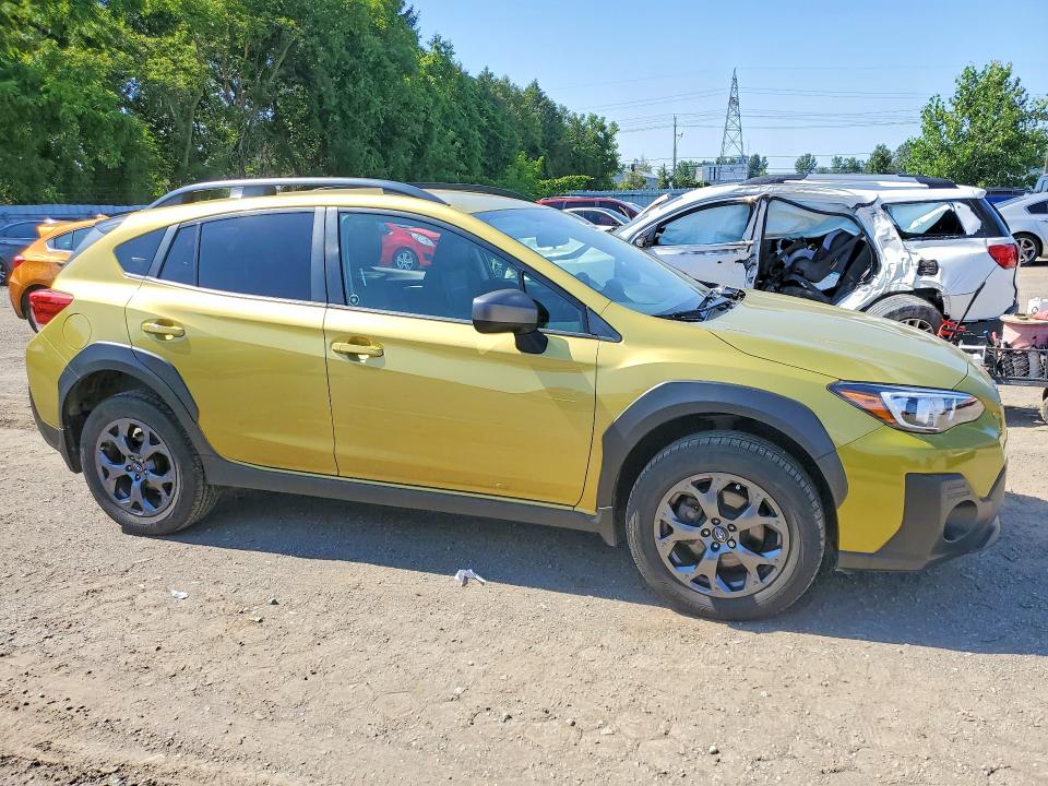 2021 Subaru Crosstrek VIN JF2GTHSC0MH288624 COPART salvage auction — SIDE, On - Permit No Brand - Unfit, sold $7,300 on 2026-08-06 (photo 4)