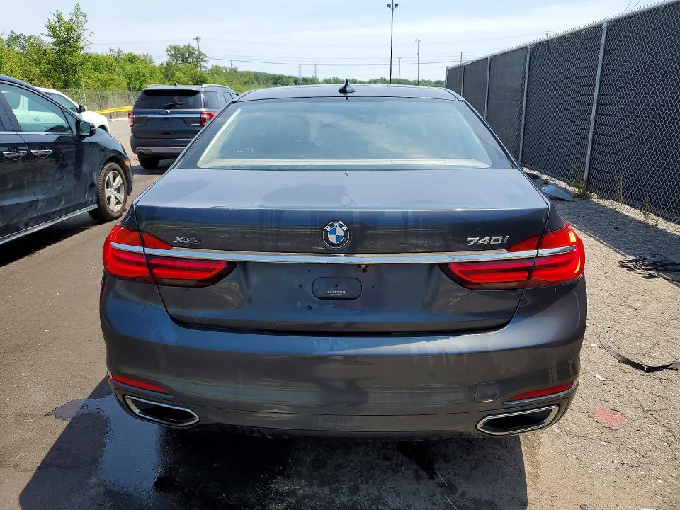 2018 BMW 7er VIN WBA7E4C54JGV23896 COPART salvage auction — MINOR DENT/SCRATCHES, Mi - Certificate Of Title, sold $3,900 on 2026-07-31 (photo 6)