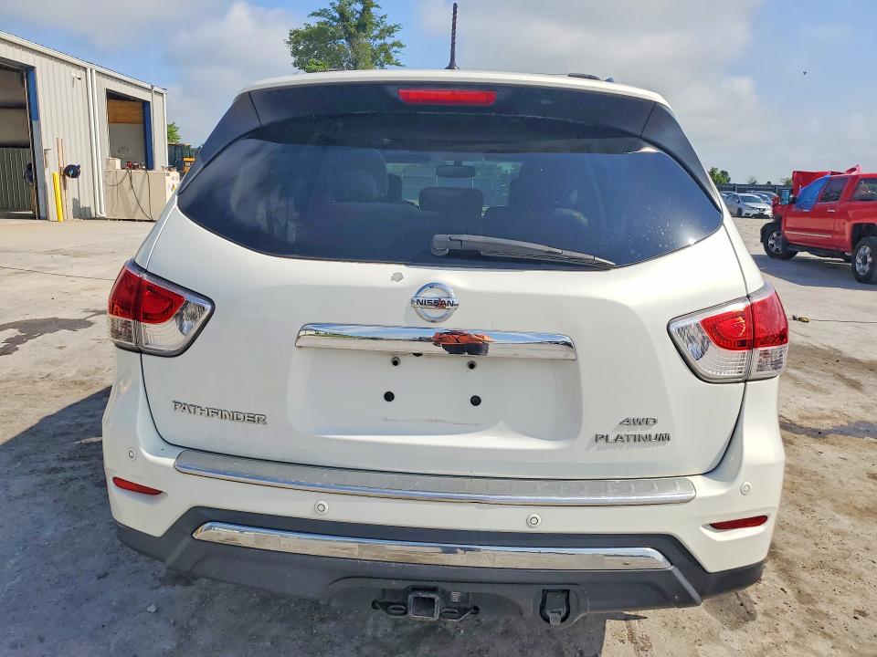 2014 Nissan Pathfinder VIN 5N1AR2MM5EC619424 COPART salvage auction — NORMAL WEAR, Mo - Certificate Of Title, sold $300 on 2026-07-29 (photo 6)