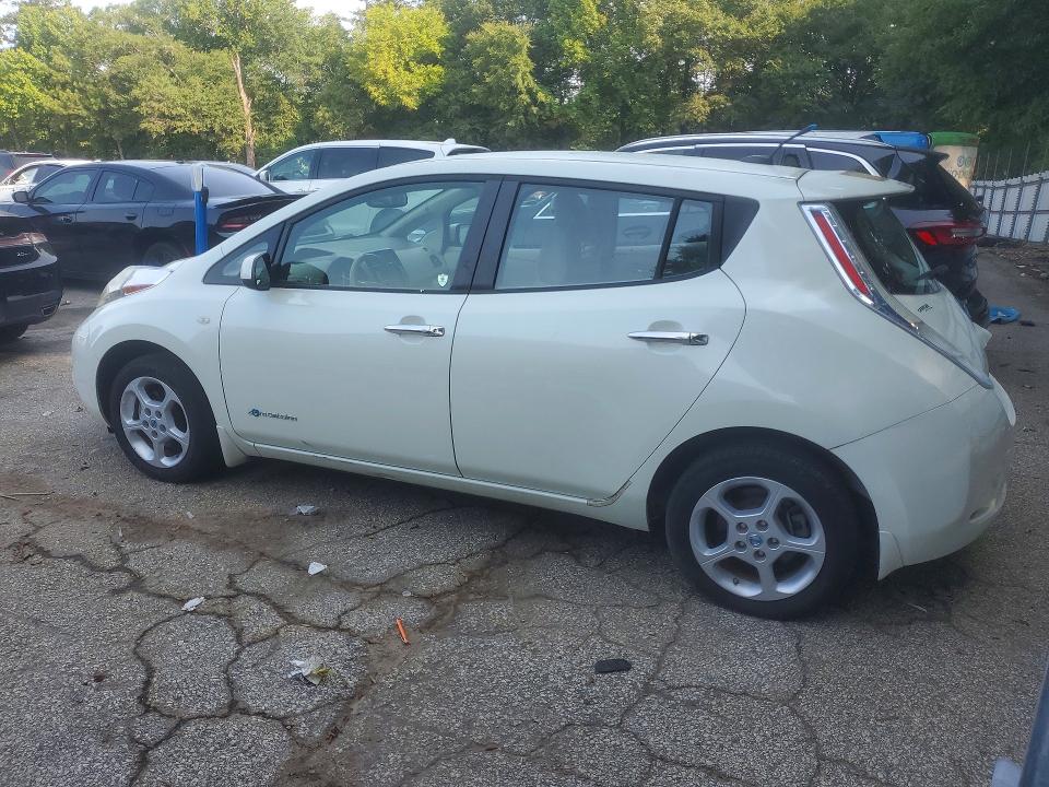 2012 Nissan Leaf VIN JN1AZ0CP8CT026015 COPART salvage auction — FRONT END, Ga - Certificate Of Title, sold $2,700 on 2026-07-31 (photo 2)