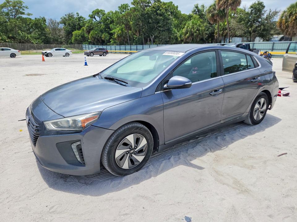 2017 Hyundai Ioniq VIN KMHC75LC3HU019010 COPART salvage auction — REAR END, Salvage Title, sold $2,350 on 2026-07-15 (photo 1)