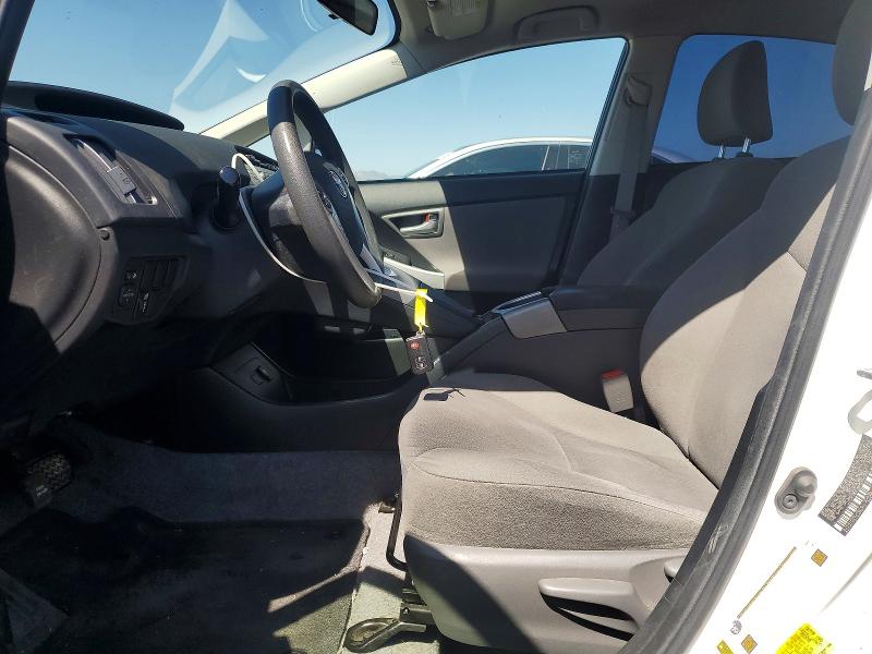 2014 Toyota Prius VIN JTDKN3DU8E0374386 COPART salvage auction — REAR END, CA - SALVAGE CERTIFICATE, sold $4,600 on 2026-07-29 (photo 7)